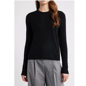 Vince Black Cashmere Crew Neck Sweater